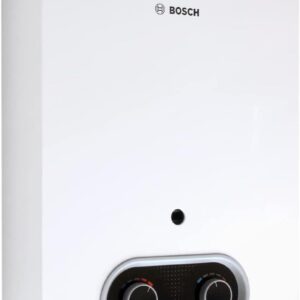 BOSCH, Calentador de agua instantáneo gas Nat, para 2 regadera + 1 lavabo, Ahorro de hasta un 80% de gas, Boiler de paso, Capacidad 13 L, Modelo Confort