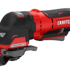 CRAFTSMAN V20 Herramienta oscilante inalámbrica, multiherramienta, hasta 19.000 OPM, solo herramienta desnuda (CMCE565B)