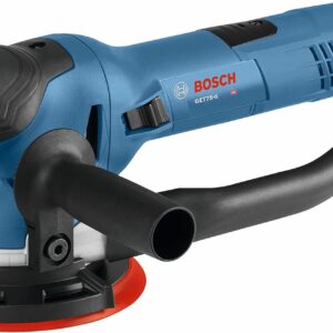 BOSCH GET75-6N Lijadora orbital eléctrica, pulidora, 7.5 amperios, con cable, tamaño de disco de 6 pulgadas, modo dual: órbita aleatoria y turbo
