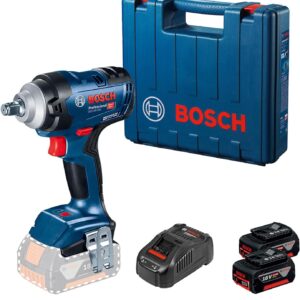 Bosch Llave de Impacto inalámbrica GDS 18V-400 18V con 2 baterías y maletín