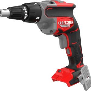CRAFTSMAN V20 - Pistola de destornillador inalámbrica para paneles de yeso, solo herramienta desnuda (CMCF600B)