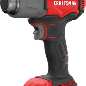 CRAFTSMAN V20 Pistola de calor inalámbrica, hasta 950 grados, pistola de calor portátil, solo herramienta (CMCE530B)