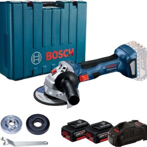 Bosch Esmeril inalámbrico GWS 180-LI Brushless 2 baterias y maletín
