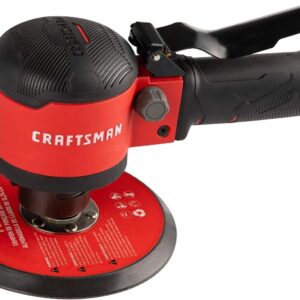CRAFTSMAN Lijadora de doble acción de 6 pulgadas, acabado sin remolinos, control de velocidad ajustable, construcción duradera, ideal para proyectos de madera y metal