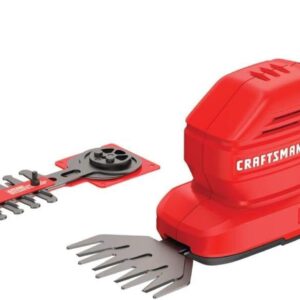CRAFTSMAN V20 - Cortadora de césped de mano inalámbrica y mini cortasetos (CMCSS800C1)