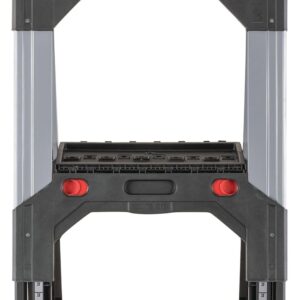 Craftsman CMST11031 Caballete de Metal/Plástico, Capacidad 2500 lb, Rojo