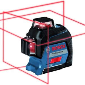 Bosch GLL3-300 láser de nivelación y alineación de tres planos de 360 grados (Reacondicionado)