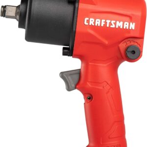 Craftsman CMXPTSG1004NB Llave de impacto de aire de 121.9 m (122 m), rojo y negro