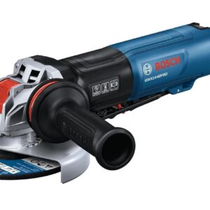 BOSCH GWX14-60PBD 6 pulgadas X-LOCK™ Amoladora angular – Motor de 13 amperios, 9.700 rpm, diseño ligero, interruptor de paleta, sistema de frenos, mango antivibración, control retroceso, protección