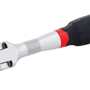 CRAFTSMAN Serie V - carraca de 1/2 pulgadas, 96 dientes, cabeza flexible XL Comfort Grip (CMMT86336V)