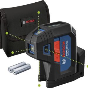 Bosch Nivel láser verde GPL 5 G hasta 5 puntos de referencia