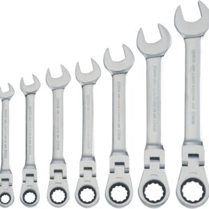 CRAFTSMAN Juego de Llaves Combinadas Métricas con Matraca Reversible por 7 Piezas (CMMT87009)