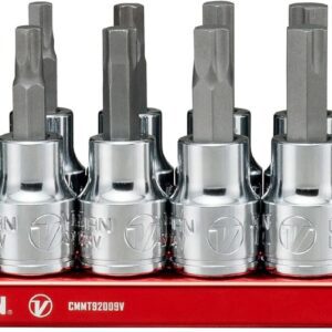 CRAFTSMAN Serie V Juego de llaves hexagonales SAE y mm, unidad de 3/8 pulgadas, 12 piezas (CMMT17735V)