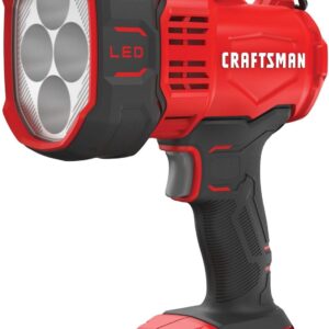 CRAFTSMAN V20 - Luz LED de trabajo, inalámbrica, 2.500 lúmenes, solo herramienta desnuda (CMCL060B)