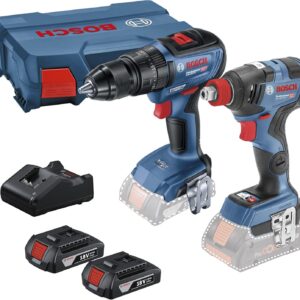 Bosch Combo Rotomartillo GSB 18V-50+Llave impacto GDX 18V-20 Bosch 2 bat y maletín