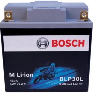 BOSCH BLP30L, grupo 30, batería deportiva de litio de 480CA 12 V para motocicleta, ATV/UTV, 4 ruedas, motos de nieve, embarcaciones personales, scooter y motos de agua