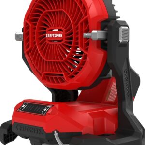 CRAFTSMAN V20 Ventilador personal inalámbrico, ventilador de nebulización, configuración para niebla y flujo de aire, compacto, solo herramienta desnuda (CMCE003B)