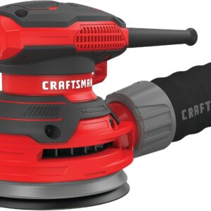 CRAFTSMAN Lijadora orbital, 5 pulgadas, 12.000 OPM, 3 amperios, con cable (CMEW231)