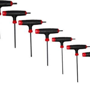 Craftsman - Juego de llaves hexagonales Torx, 7 piezas, mango en T (CMHT26018)