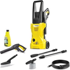 KÄRCHER Hidrolavadora, Color Amarillo con Negro, 1740 PSI, Caudal de 300 L/h, Modelo K3ACQUAJETCAR