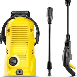 Kärcher - Lavadora a presión K 1, MAX 1.45 GPM, Pistola de pulverización de gatillo y Varita de pulverización Vario Power - para Coches, Bicicletas, Cubierta, calzadas, revestimientos, Patios, máx