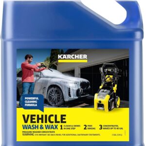 Karcher Car Wash & Wax Soap for Pressure Washers, 1 Gallon