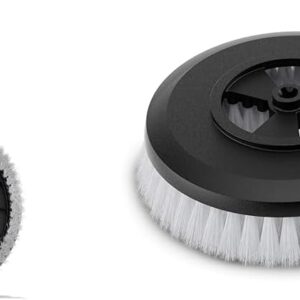 Karcher Cepillo de Lavado Giratorio WB 130 + Pieza de Cambio unviersal para Cepillo Circular WB 120, Negro