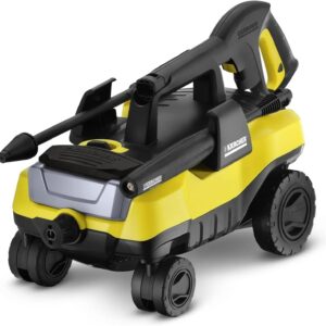 Kärcher K3 Follow-Me Limpiador eléctrico a presión con 4 Ruedas giratorias, 1800 PSI, 1.3 GPM, K3 Follow-Me, Amarillo