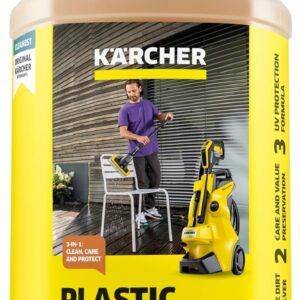 Karcher Detergente para Limpieza de plástico 3 en 1 de 1 l, Naranja