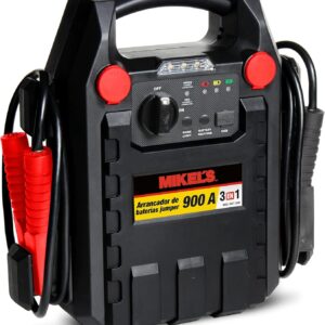 Mikel's BAT-120R Arrancador de Baterías Jumper, 900 Amp, 3 en 1