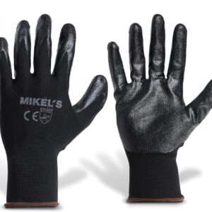 MIKEL'S GEN-2G Guantes para Trabajo de Nylon con Espuma de Nitrilo (L)