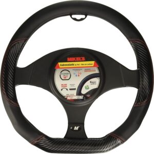 Mikels CU-D2, Cubrevolante de piel, fibra de carbono forma "D"