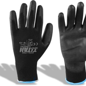 Mikel's Titan EPPG-13GC Guante de Nylon con Recubrimiento de Nitrilo Liso, Multicolor