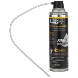 KLEIN TOOLS 1100 | Lubricante en Espuma para Tensado de Cables | 4 Veces Más Rendimiento que Gel o Cera | 30% Más Deslizamiento para Trabajar Fácil | Herramientas | Guía para Cable Eléctrico | 1 Lata