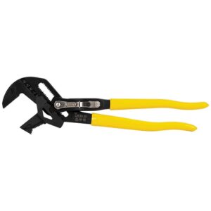 Klein Tools D53010 – Llave de alicates multiuso de alto apalancamiento con mandíbula de doble cara ajustable y reversible, dientes suaves y moleteados, 10 pulgadas