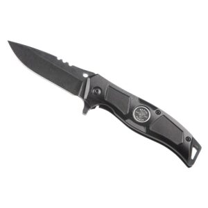 Klein Tools (KLEBE) Klein Tools 44228 Electrician’s Pocket Knife with Stainless Steel Blade, Perfect for Splitting Cable, Stripping Wire and Everyday Tasks