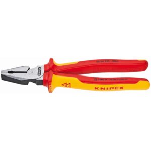KNIPEX – 02 08 225 SBA Tools Alicates combinados de alto apalancamiento de 9 pulgadas, aislados (0208225SBA)