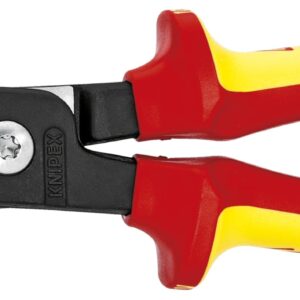 KNIPEX – 13 88 8 US Knife Tools LP – 13888US Alicates de instalación eléctrica rojo/amarillo