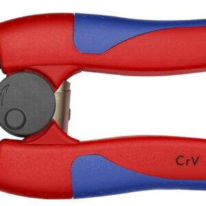 KNIPEX 7122200 Comfort Grip – Corte de cerrojo de alto apalancamiento en ángulo