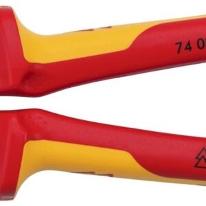 KNIPEX – 74 08 200 US Tools – Cortadores diagonales de alto apalancamiento, aislamiento de 1000 V (7408200US)