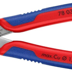 Knipex 78 03 125 SB Electronic Super Knips con Fundas en Dos Componentes, 125 mm