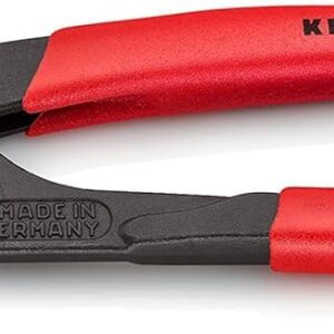 Knipex 87 01 250 Sb Cobra Tenaza para Bombas de Agua Hightech Atramentado Recubiertos de Plástico Antideslizante, 250 mm, rojo