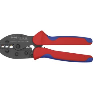 Knipex 975236 Pinza Ponchadora para Terminales Aislados Anulares para Tornillos
