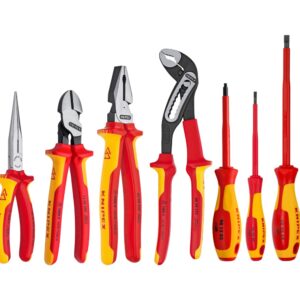 KNIPEX – 989830US Juego de herramientas industriales con aislamiento de 10 piezas