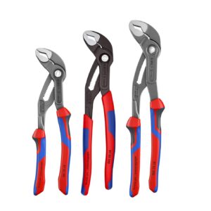 KNIPEX – 9K 00 80 05 US Tools – Juego de cobra multicomponente de 3 piezas (7, 10 y 12) (9K008005US)