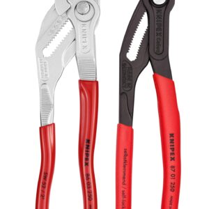 Knipex 9K0080147US – Juego de 2 bombas de agua y alicates de cobra de 10 pulgadas