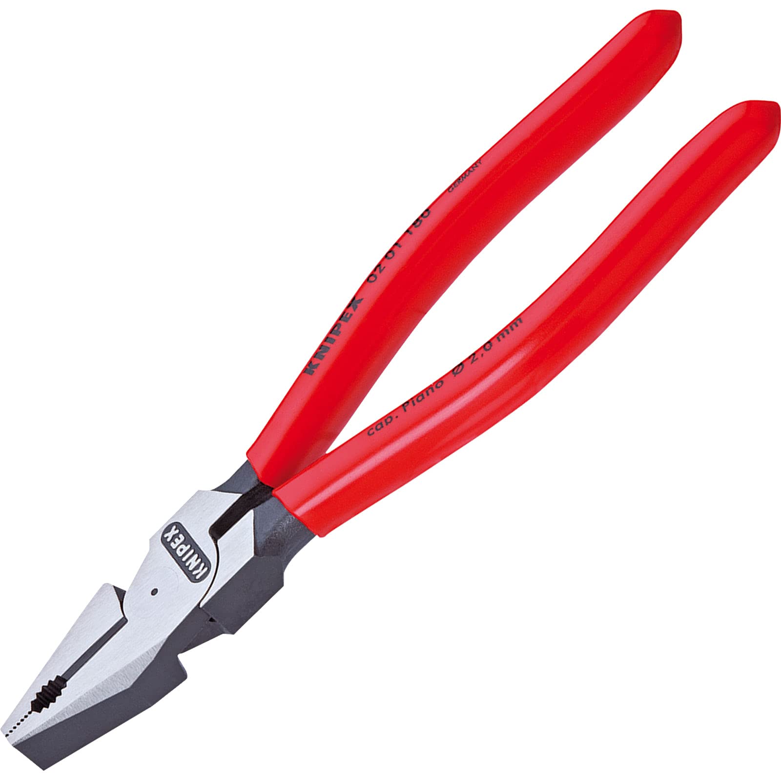 Knipex Alicate Universal para Trabajos Pesados Atramentado Recubiertos de Plástico, 200 mm 1 Knipex Alicate Universal para Trabajos Pesados Atramentado Recubiertos de Plástico, 200 mm