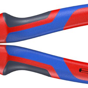KNIPEX Alicates de crimpado para casquillos de alambre, rojo