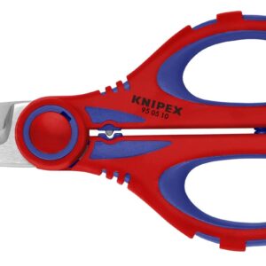 KNIPEX Tools 95 05 10 SBA – Tijeras para electricistas con zona de engaste para férulas, 6.25 pulgadas