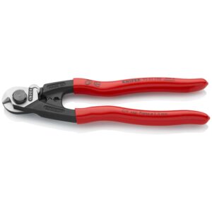 Knipex Tools 95 61 190 SBA Cortadores de cuerda de alambre, 7-1/2 pulgadas